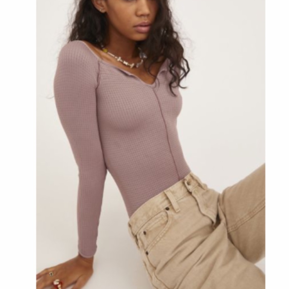 UO seamless waffle bodysuit